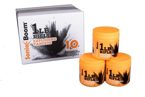 Sonic Boom 1LB Exploding Rifle Targets 10 Pack