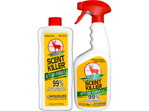 Wildlife Research Center Super Charged Scent Killer Autumn Formula 24/24 Scent Elimination Combo