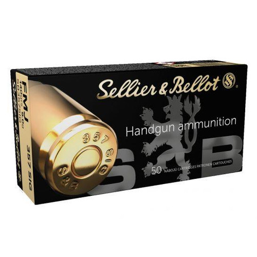 Sellier & Bellot Ammunition 357 Sig 140 Grain Full Metal Jacket Box of 50