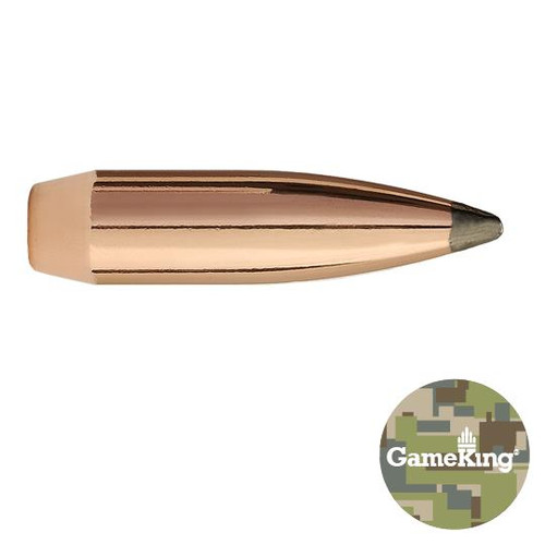 Sierra GameKing Bullets 270 Caliber (277 Diameter) 130 Grain Spitzer Boat Tail Box of 100