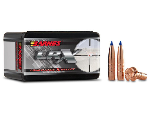 Barnes LRX Long-Range Hunting Bullets 284 Caliber, 7mm (284 Diameter) 145 Grain LRX Boat Tail Lead-Free Box of 50