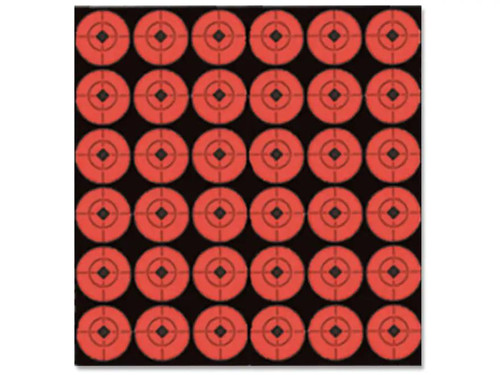 Birchwood Casey Target Spots 1" Fluorescent Red Package of 360