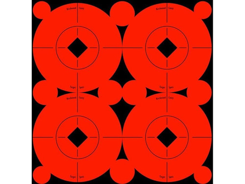 Birchwood Casey Target Spots 3" Fluorescent Red Pack of 40 with 100 Pasters