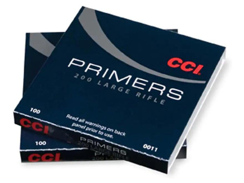 CCI Large Rifle Primers #200 Box of 100 (1 Tray of 100) CCI Large Rifle Primers #200 Box of 100 (1 Tray of 100)
