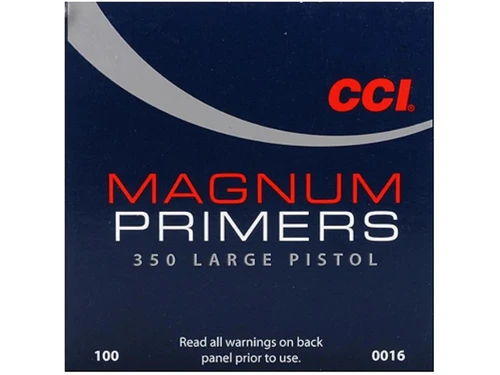 CCI Large Pistol Magnum Primers #350 Box of 100 (1 Tray of 100)