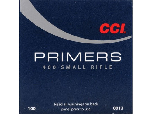 CCI Small Rifle Primers #400 Box of 100 (1 Tray of 100)