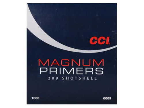 CCI Primers #209M Shotshell Magnum Box of 1000 (10 Trays of 100) CCI Primers #209M Shotshell Magnum Box of 1000 (10 Trays of 100)