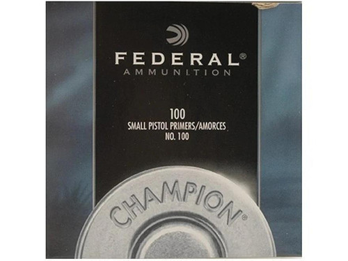 Federal Small Pistol Primers #100 Box of 100 (1 Tray of 100)