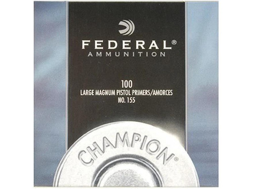 Federal Large Pistol Magnum Primers #155 Box of 100 (1 Tray of 100)