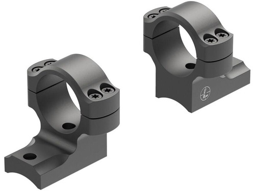 Leupold 2-Piece Backcountry Scope Mounts Integral 1" Rings Savage 10 Through 16, 110 Through 116 Round Rear, Axis 8-40 Screws Matte #181334