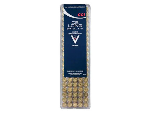 CCI Ammunition 22 CB Long 29 Grain Lead Round Nose #0038 CCI Ammunition 22 CB Long 29 Grain Lead Round Nose #0038