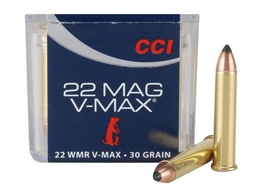 CCI Maxi-Mag Ammunition 22 Winchester Magnum Rimfire (WMR) 30 Grain Hornady V-MAX #0073