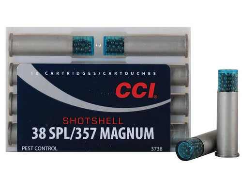CCI Shotshell Ammunition 38 Special 100 Grains #9 Shot Box of 10 #3738