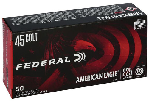 Federal American Eagle .45 Colt 225 gr Jacketed Soft Point 50 rds. #AE45LC