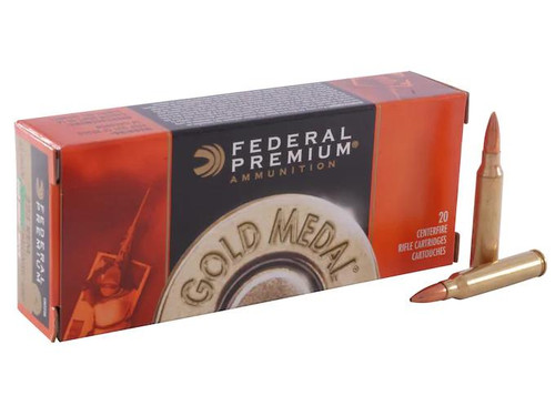 Federal Premium Gold Medal .223 Remington 69 gr Sierra MatchKing Hollow Point Boat Tail 20 rds. #GM223M