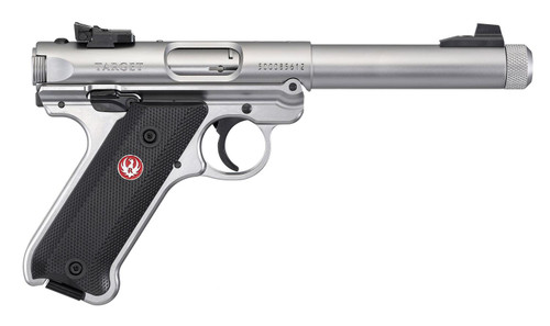Ruger Mark IV 22 LR Target Stainless 5.5" Threaded Barrel