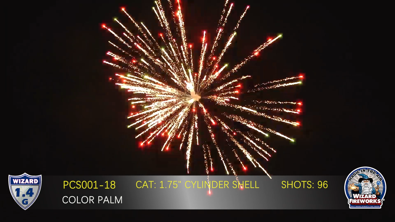 1.75 Cylinder Shell - Pyromania Fireworks