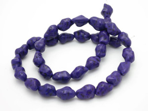8x12mm Purple Magnesite Nugget Beads 15.5" [t482p]