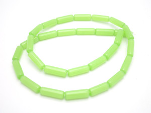 4x13mm Larimar Tube Beads 15.5" synthetic [u78a64]