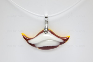 48X22mm Lucite Carved Designer Bead Pendant [z1137]