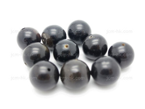 12mm Buffalo Horn Round Beads 10pcs [z1929]