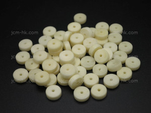 10x6mm Buffalo Bone Heishi Beads 45pcs [z2026]