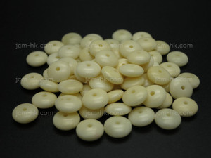 12x7mm Buffalo Bone Abacus Beads 45pcs. [z2093]