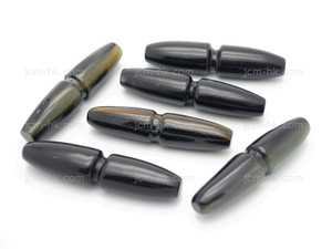 10x45mm Buffalo Horn Beads 6pcs. [z2109]