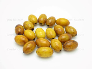 8x12mm Buffalo Bone Oval Beads Antique Color 20pcs. [z2196]