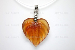 28x30mm Amber Horn flower Designer Bead Pendant [z5262]
