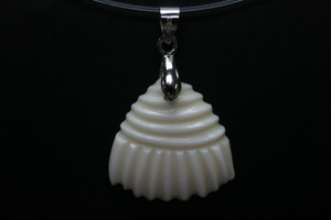 26x28mm Buffalo Bone Designer Bead Pendant [z5759]