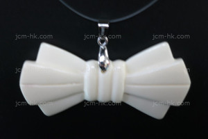 65x35mm Buffalo Bone Bow Tie Designer Bead Pendant [z7148]