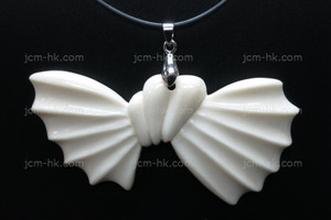 75x38mm Buffalo Bone Designer Bead Pendant [z7149]