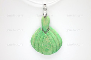 35x45mm Buffalo Bone Dangling Designer Bead Pendant, Natural Dyed [z7279]