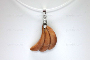 18x30mm Buffalo Bone Designer Bead Pendant, Natural Dyed [z7345]