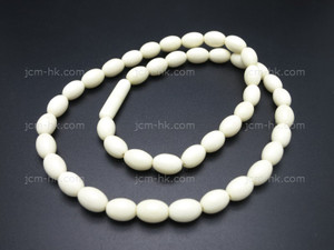 6x9mm Buffalo Bone Necklace 16" [z8245]