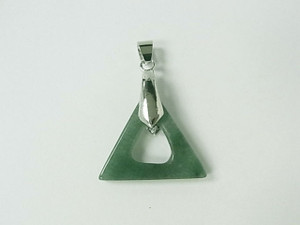 42mm Aventurine Triangle Pendant [e207]