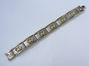 18mm High Quality Brass & Steel Bracelet [e1543]