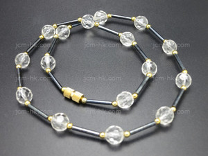 8mm Crystal Necklace 17" [e3009]