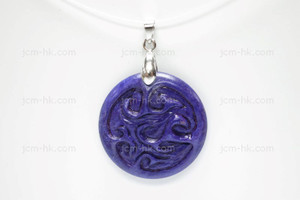 30x30mm Buffalo Bone Carved Designer Bead Pendant, Natural Dyed [z1102]