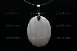 30X40mm Buffalo Bone Carved Designer Bead Pendant [z1268]