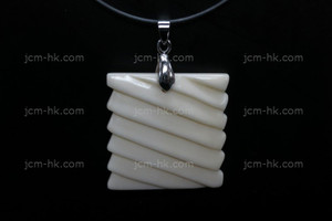 30X30mm Buffalo Bone Carved Designer Bead Pendant [z1269]