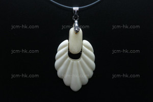 28X45mm Buffalo Bone Dangling Designer Bead Pendant [z1413]