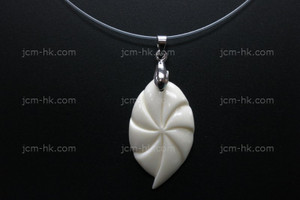 20x36mm Buffalo Bone Carved Designer Bead Pendant [z5004]