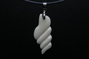 22x48mm Buffalo Bone Carved Designer Bead Pendant [z5031]