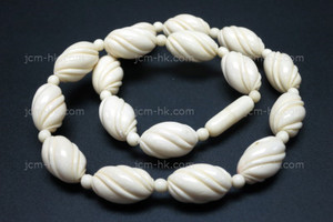 12x18mm Buffalo Bone Necklace 18" [z5292]