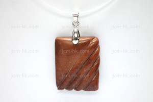 25x30mm Wood Designer Bead Pendant [z7164]