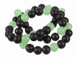 8mm Agate & Larimar Round Beads 15.5" synthetic [8x36]