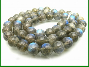 12mm Labradorite Round Beads 15.5" natural [12r40]