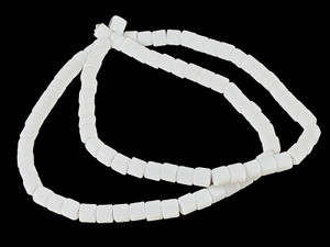 4x4mm Matte White Obsidian Cube Beads 15.5" [u71b98m]